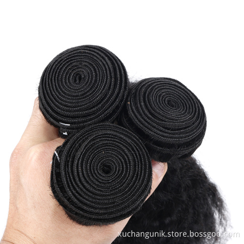 Uniky Unprocessed Mongolian Afro Kinky Curly Hair Weave Afro Kinky 4A 4B 4C Human Hair Bundle
